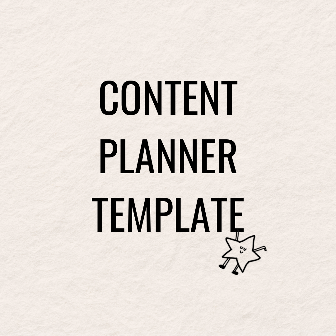 Content Planner Template